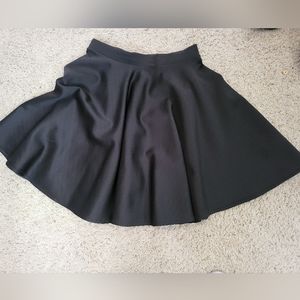 Custom made black swing skirt and petticoat size small med
